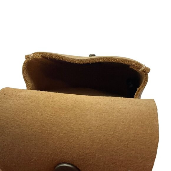 Portland Leather Goods Petunia Pouch Leather Flower Coin Purse Bag Charm - Picture 9 of 13